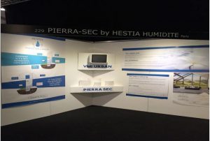 Présentation du stand d'Hestia Humidité au salon Architect@Work